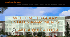 Desktop Screenshot of gearyestatesapts.com