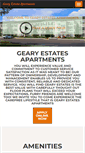 Mobile Screenshot of gearyestatesapts.com